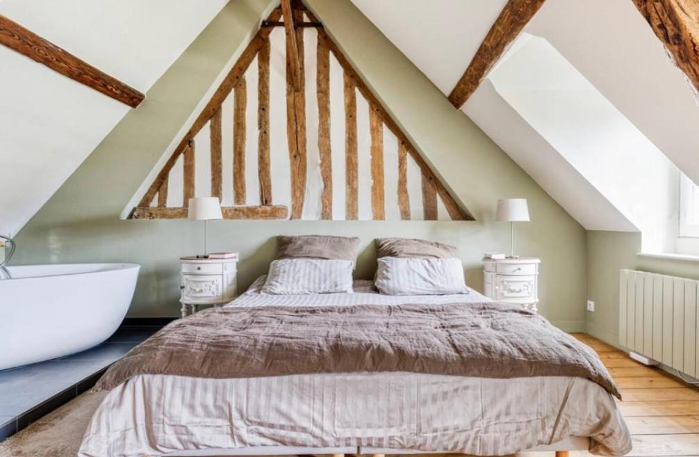 Maison De Charme Beaumont, Proche Deauville ภายนอก รูปภาพ